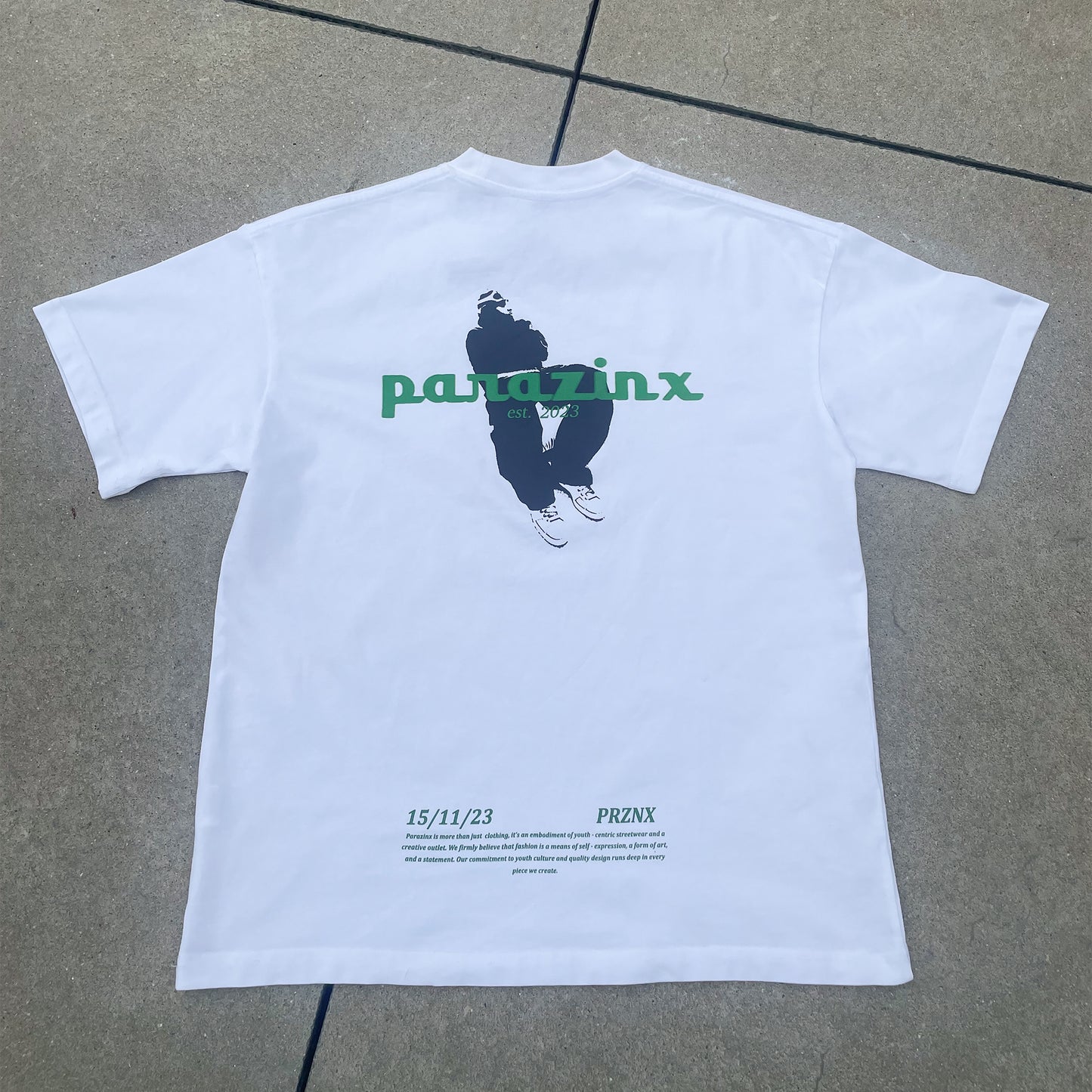 Parazinx T-shirt with backprint